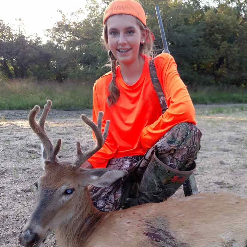 Guided youth deer hunts in Kansas with Midwest Whitetail Adventures.