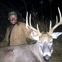 Come to Kansas and hunt monster whitetail deer with Midwest Whitetail Adventures and leave with a record book buck and a huge smile on your face!