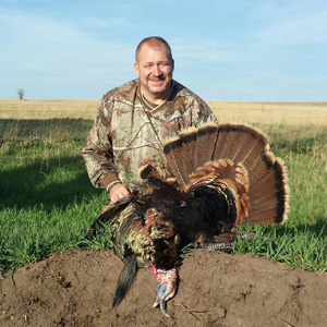 Turkey hunting with Midwest Whitetail Adventures.
