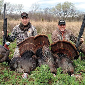 Turkey hunts with outfitter Mark Knight and Jason Irish