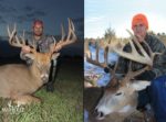 202" and 189" trophy whitetail - hunted at Midwest Whitetail Adventures