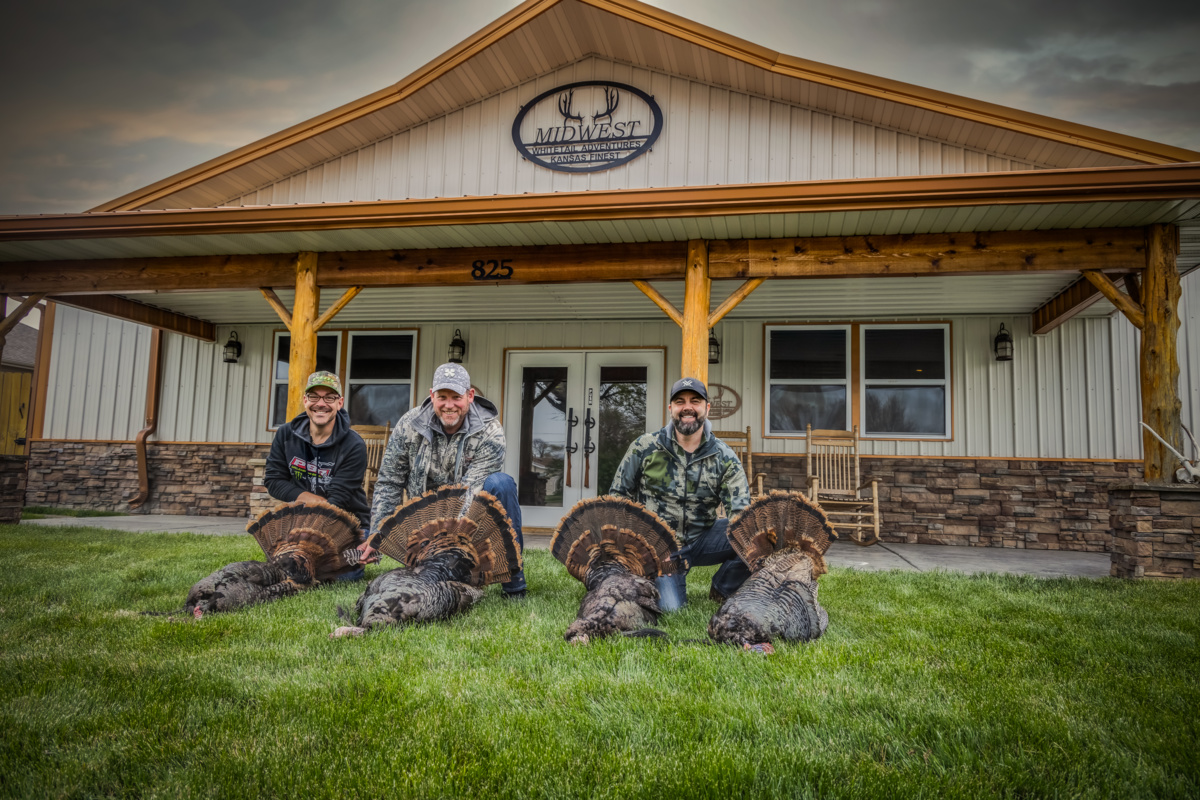 Turkey hunting license requirements in Kansas.